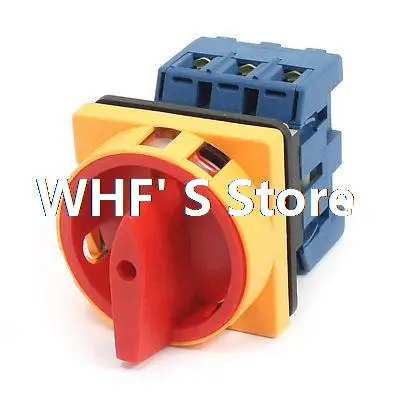 

AC380V DC220V 63A 2 Positions 6 Terminals Universal Rotary Combination Switch