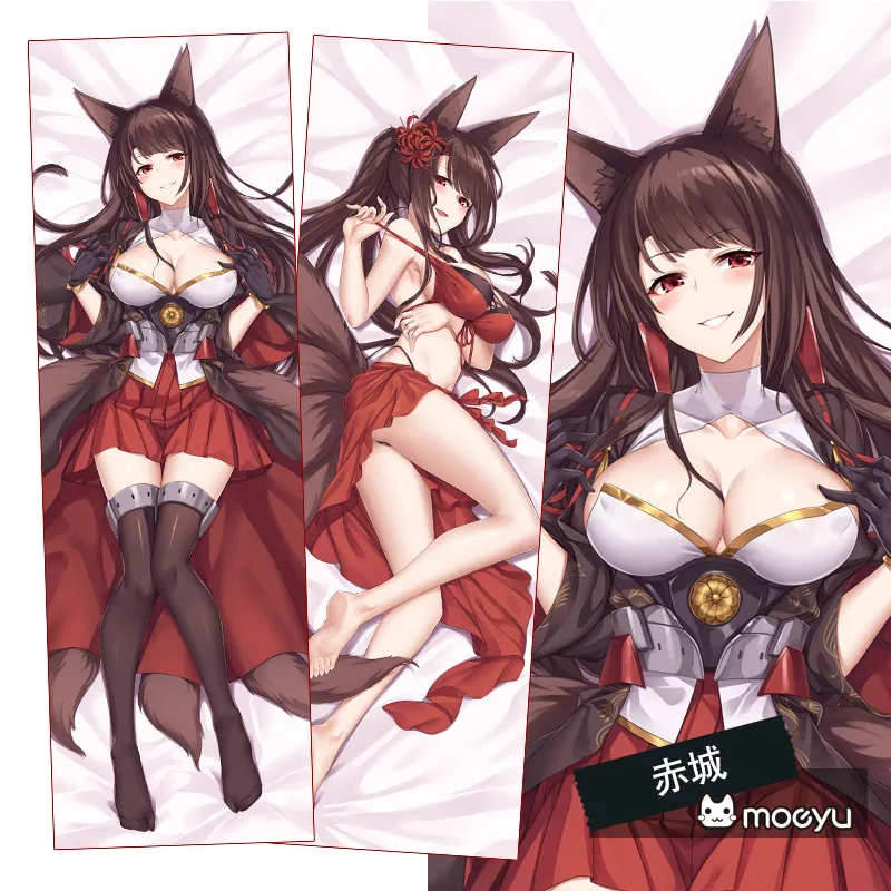 Аниме Moeyu игры Azur Lane акаджи каэде обниматься тела чехол Крышка 2WAY ткань наволочка