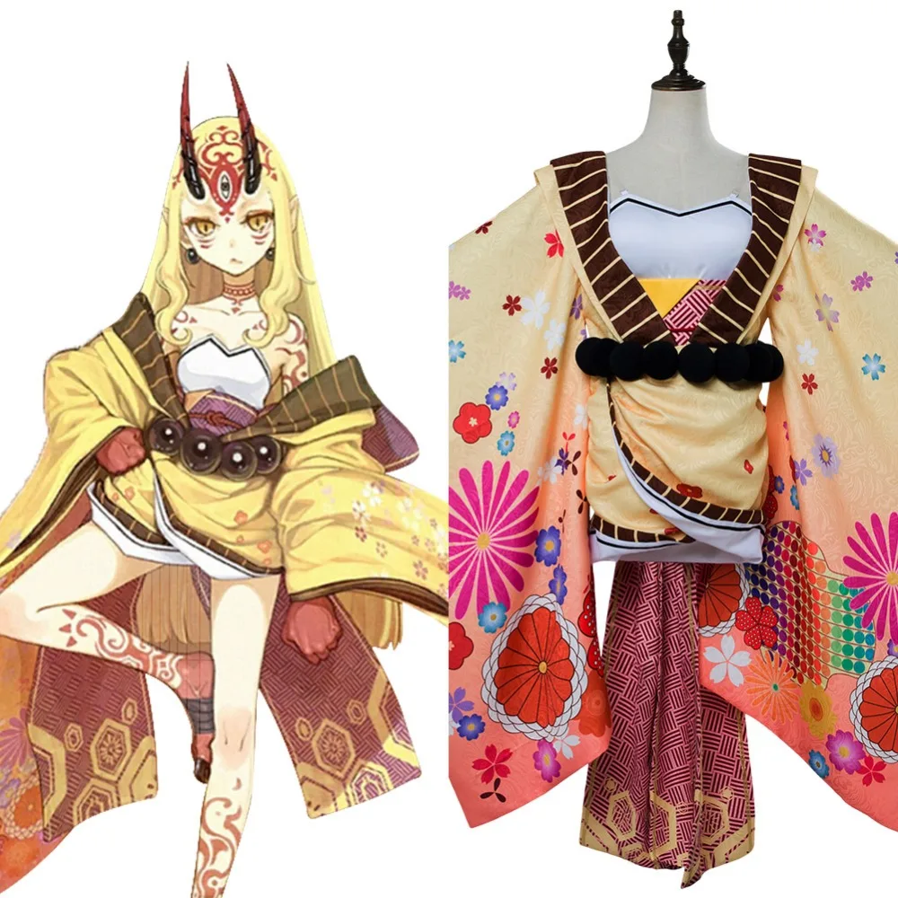 FGO Fate Grand Order Косплей Костюм Berserker Ibaraki Doji Хэллоуин карнавальные костюмы для