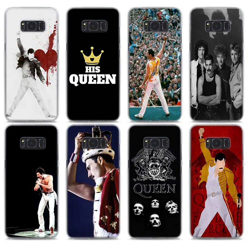 Queen Меркьюри чехол КРЫШКА ДЛЯ samsung Galaxy S10e S10 плюс S6 S7 S8 S9 плюс A50 A60 A70 Note 8 9 Жесткий чехол для телефона