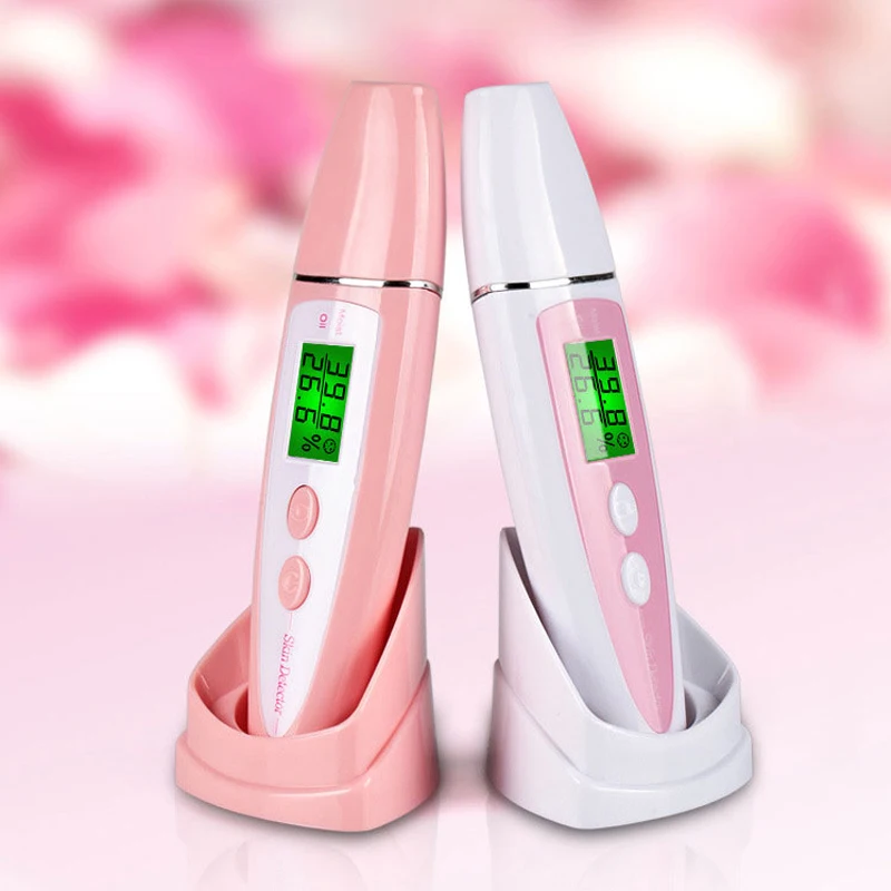 

Dropshipping New LCD Digital Skin Moisture Meter Skin Care Tester Moisture Oil Content Analyzer Monitor Detector Face Care Tool
