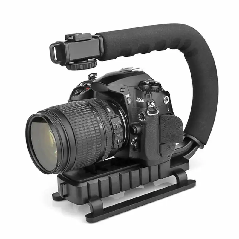 Камера SLR Steadicam видеокамера C образный держатель ручка Видео Ручной Стабилизатор для DSLR Nikon Canon sony Gopro Hero