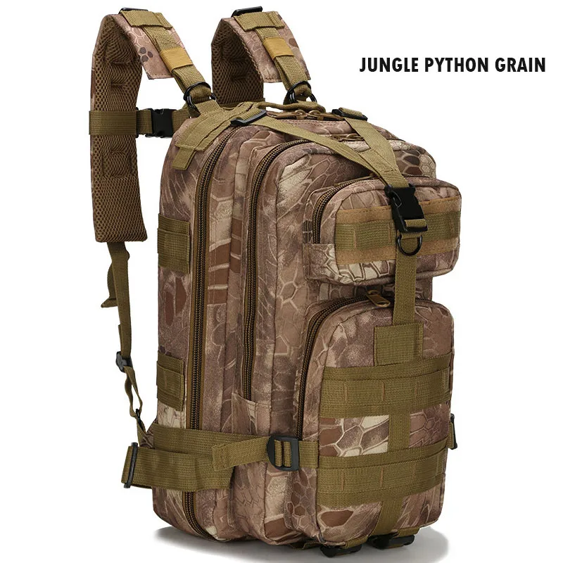 Scione 1000D военные уличные рюкзаки, тактические камуфляжные сумки, водонепроницаемые нейлоновые сумки на плечо для унисекс, походов, путешествий, кемпинга - Цвет: Jungle Python