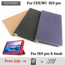 Модный чехол для CHUWI Hi9pro 8,4 дюймов планшет, чехол-подставка для chuwi hi9pro защитный чехол+ 3 бесплатные подарки