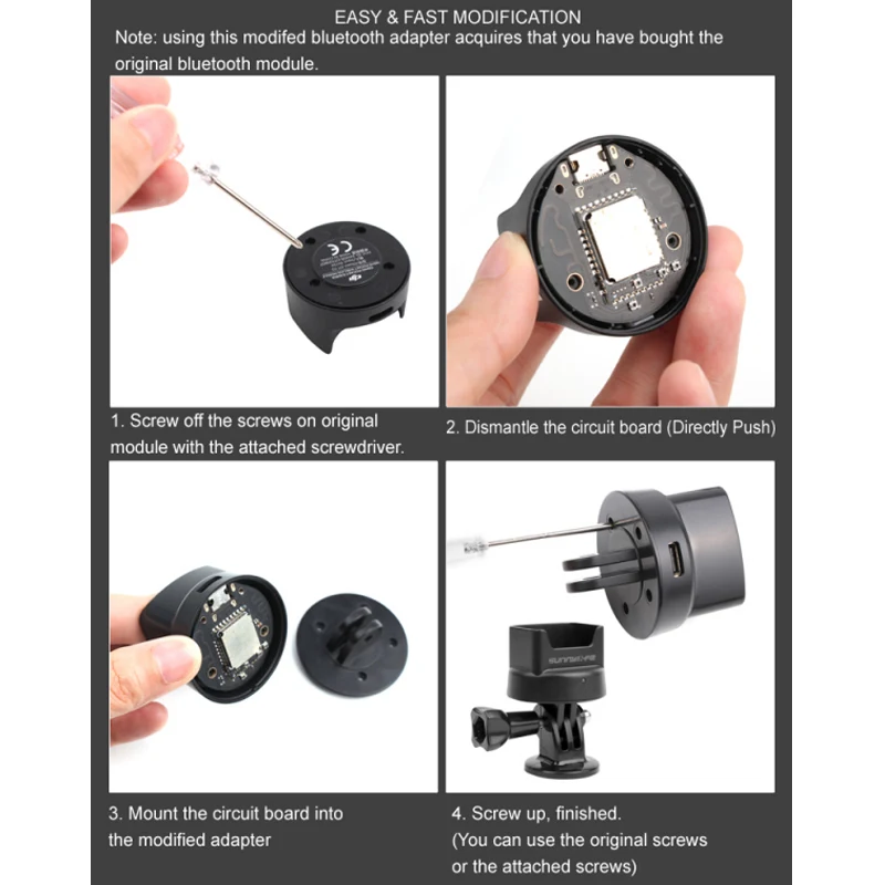 Модифицированный беспроводной модуль адаптер Bluetooth для DJI OSMO Карманный карданный