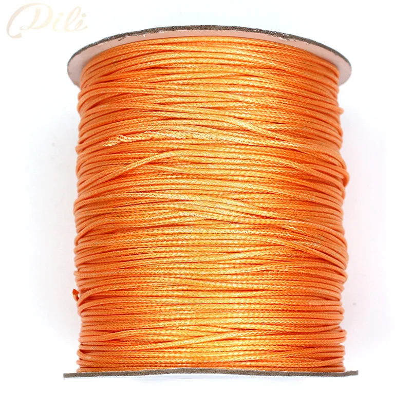 15 meters 1.5mm waxed rope necklace waxed string thread cord wax cotton cord string strap for bracelet