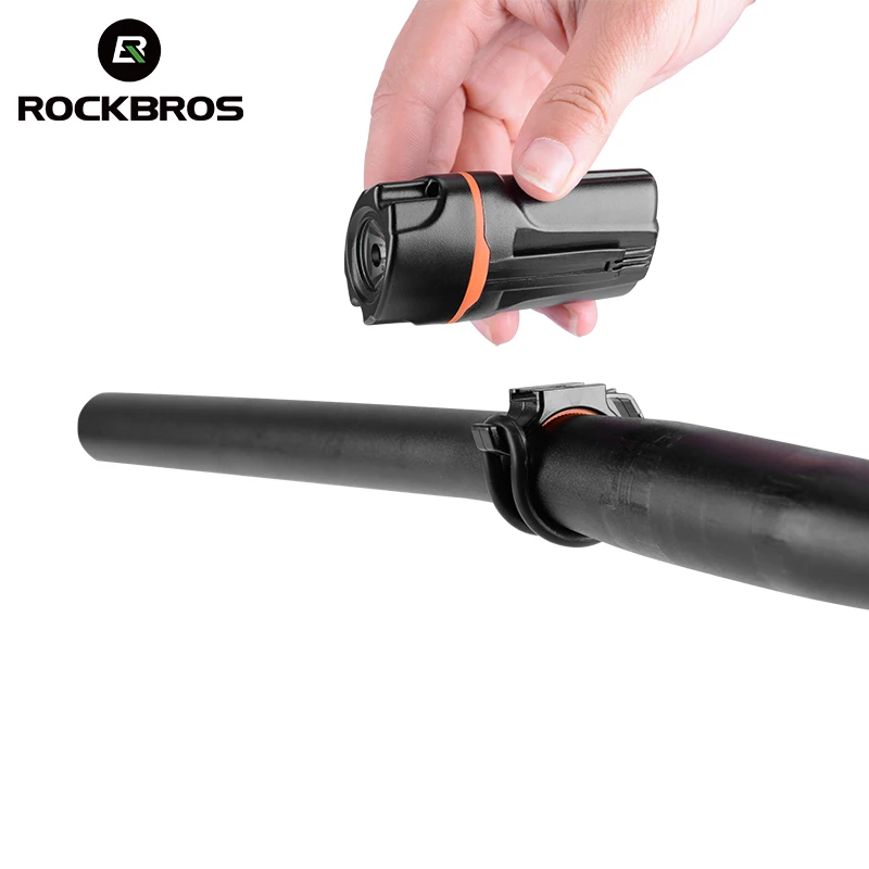 Clearance ROCKBROS Rechargeable Light Cycling Bike Flashlight Waterproof Headlight Bicycle Lamp Power Bank Bicycle Front Bike Accessories 2