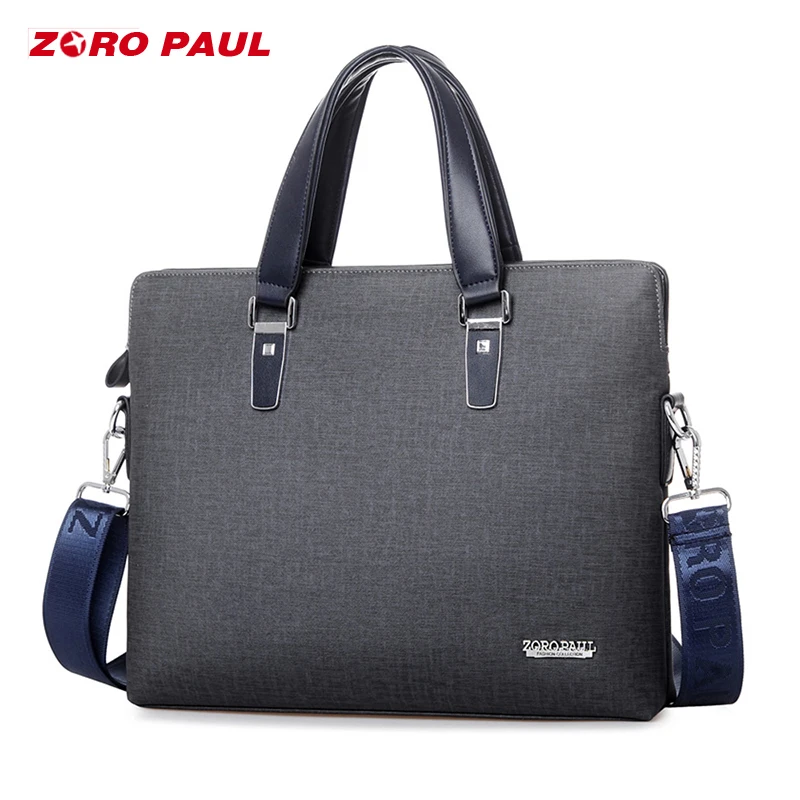 ZORO PAUL 2018 сумка кожаная мужская через плечо портфель для ноутбука документов