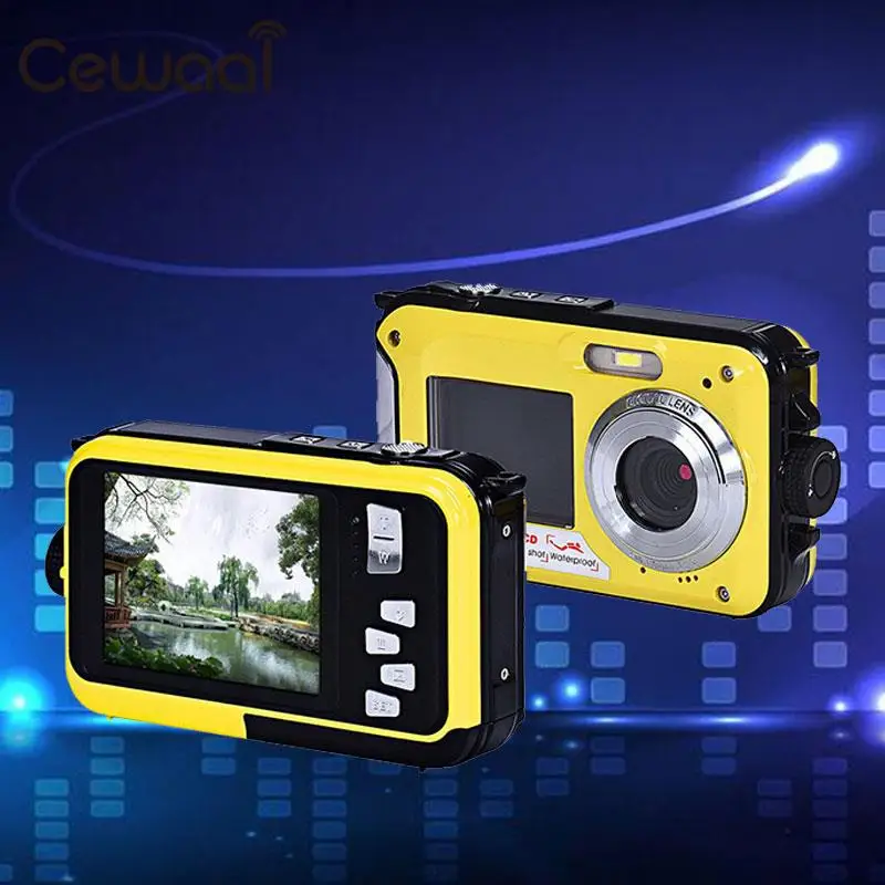 

Dual Screen Waterproof Camera Video 1080P Full HD Action Sports DV US Plug