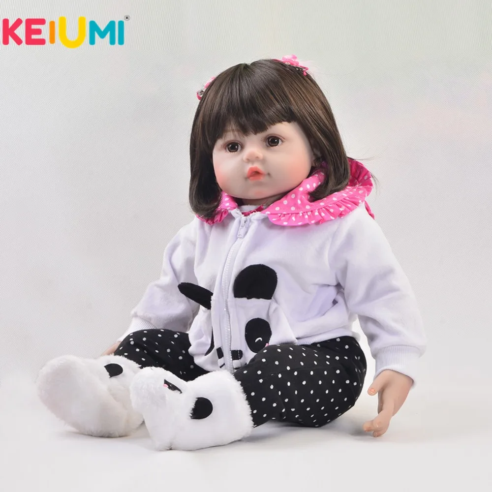 Reborn Toddler Doll 24/'/'60cm Realistic Handmade Lifelike Girl Presents Xmas Gift