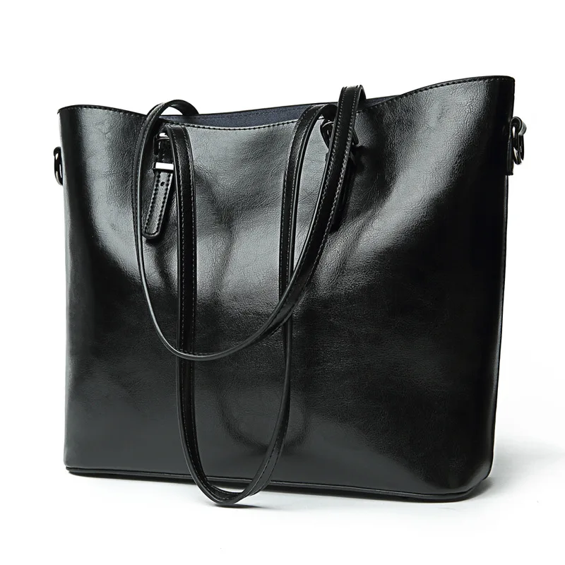 

Women Tote Bag cowhide real leather Shoulder Beach Shopping Bag Oil Wax large-capacity Casual Luxury Designers Handbags