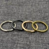 Wholesale 20pcs/lot 20mm/25mm/30mm/35mm black bronze gold silver circle ring Connection alloy metal shoes bags Belt Buckles DIY ► Photo 1/4