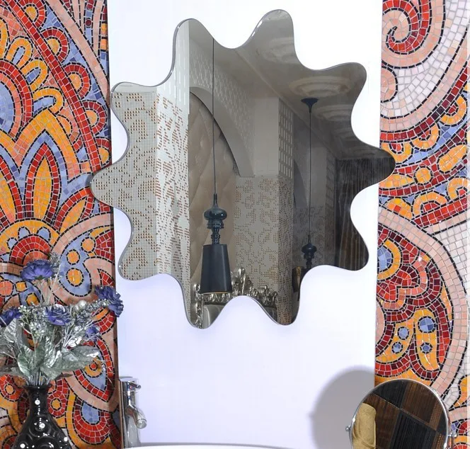 Free shipping DIY 100 acrylic decorative mirror sticker, wall mirror