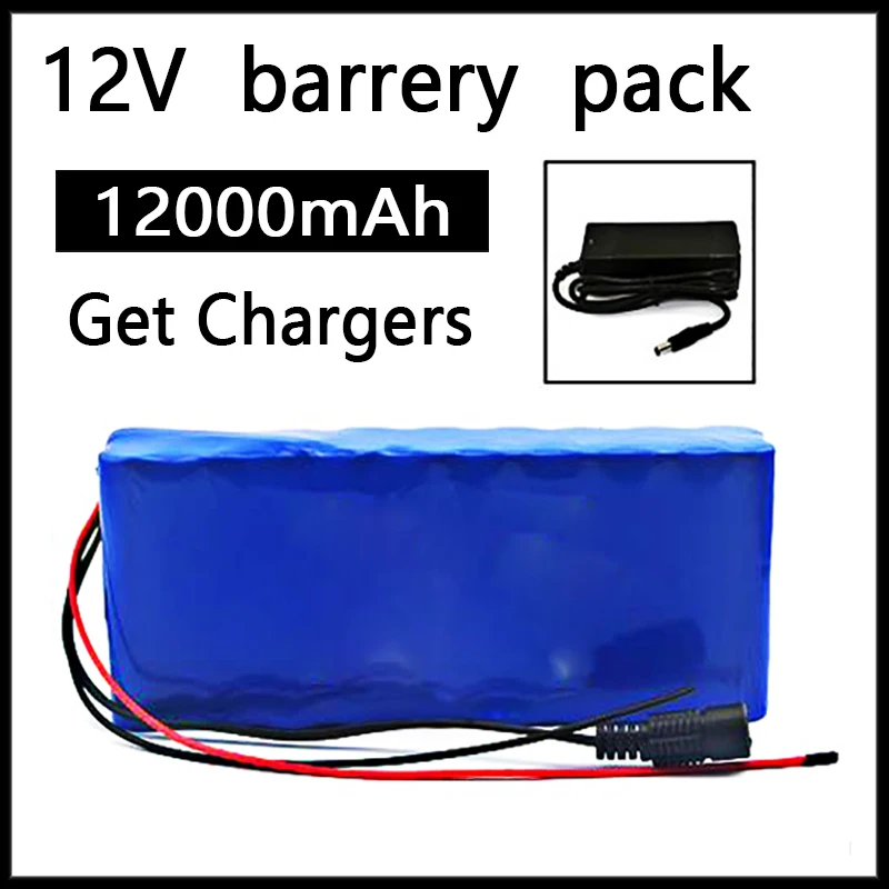 

Liitokala 11.1V 12V 18650 Lithium-ion Battery Pack Protection plate 12.6V 12000mAh Hunting Lamp xenon Fishing Lamp Backup Power