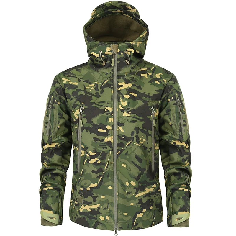 القرش الجلد الرجال للماء الجيش الصوف متعددة حدبة التمويه سترات ملابس خروج الدافئة لينة قذيفة العسكرية التكتيكية سترة القرش الجلد الرجال للماء الجيش الصوف متعددة حدبة التمويه سترات ملابس خروج الدافئة لينة قذيفة العسكرية التكتيكية سترة