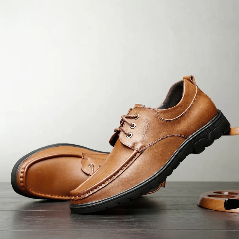 Casual De Grife Confortáveis Mpx8116216 Homens Black Qualidade brown Couro Sapatos Genuíno Alta Primavera Marca B4nngq8