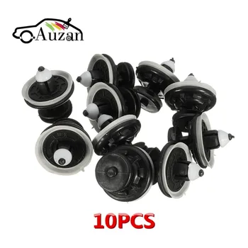 

10Pcs Interior Door Card Panel Trim Clips For VW /Touran /Tiguan Golf Passat Jetta 6Q0868243 Black Plastic