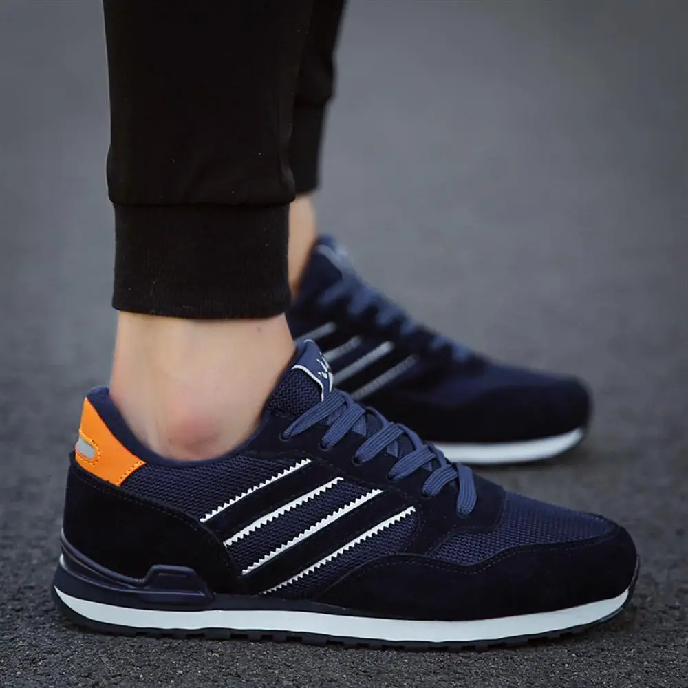 

Smerilli 2018 Spring Fall New Casual Shoes Men Breathable Air Mesh Sneakers Men Big size 45-49 Mixed color Shoes Men