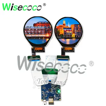 

3.4inch circle lcd display screen with himi mipi micro usb diver board for alarm clock&watch