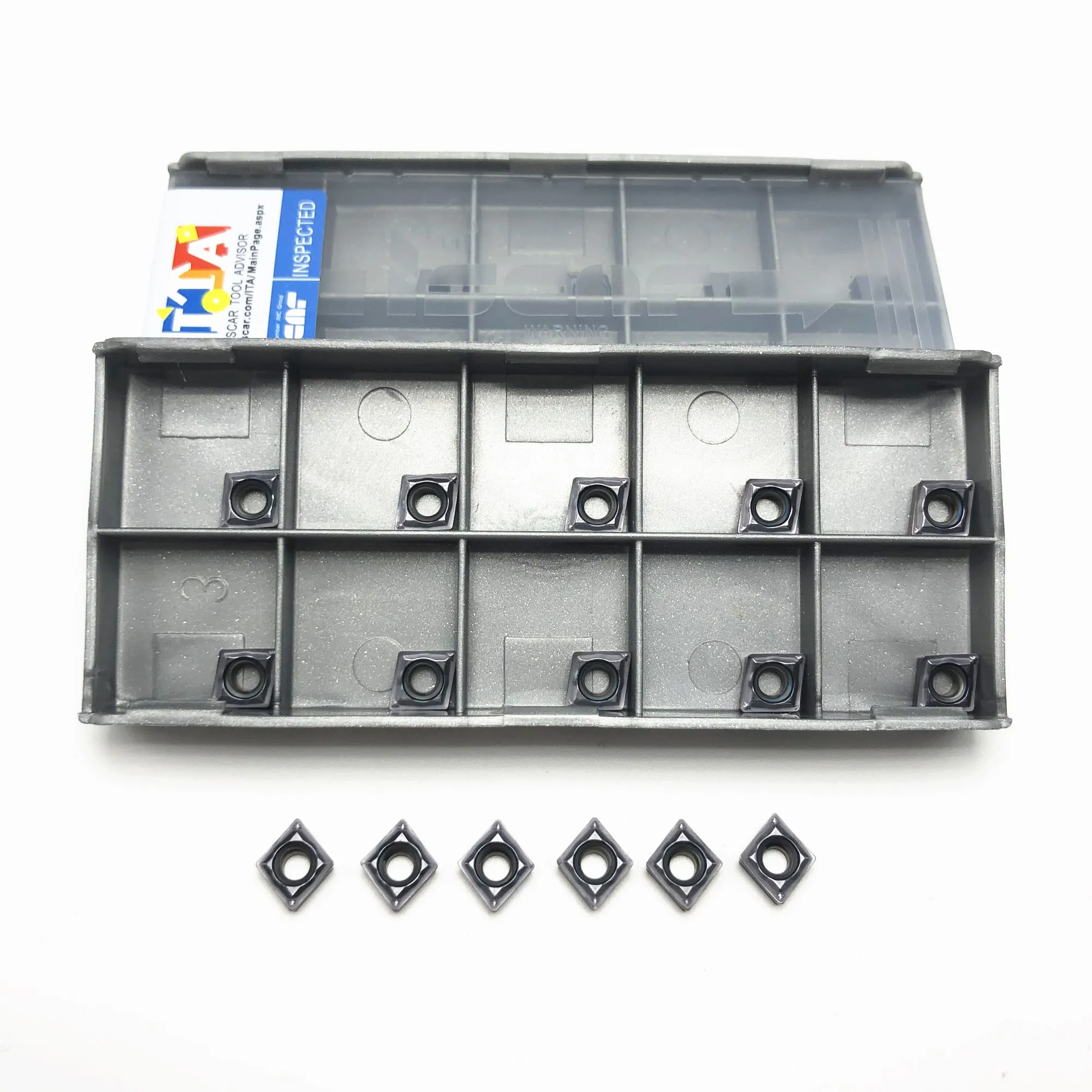 

Iscar 20PCS CCMT060204 SM IC907/IC908 Internal turning tool CCMT060204 Carbide insert CNC machine tool milling cutter