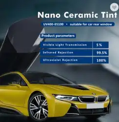 100% УФ доказательство UV400-70100 Sunice 99% ИК Rejectiom 2mil толщина солнечное окно автомобиля плёнки