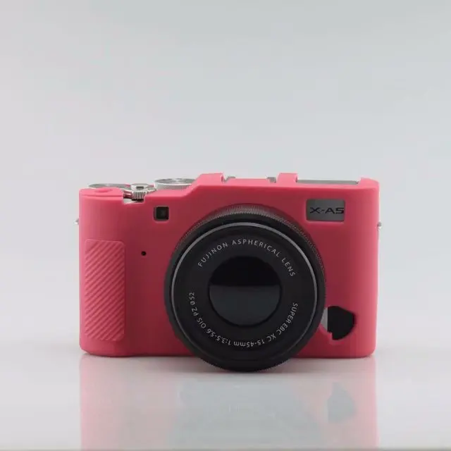 XA5 камера видео сумка Мягкий силиконовый резиновый защитный чехол для Fujifilm FUJI X-A5 чехол для камеры - Цвет: Pink for XA5