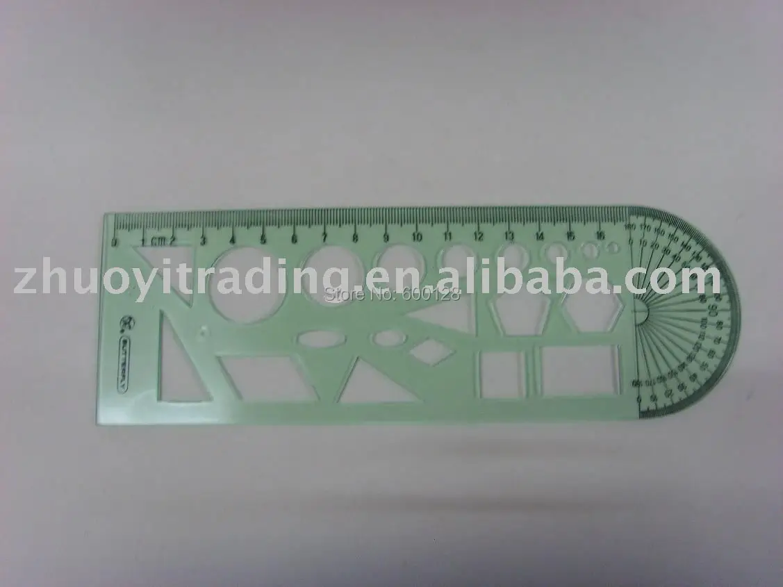 303 geometry template , wholesale and retailin Rulers from Office