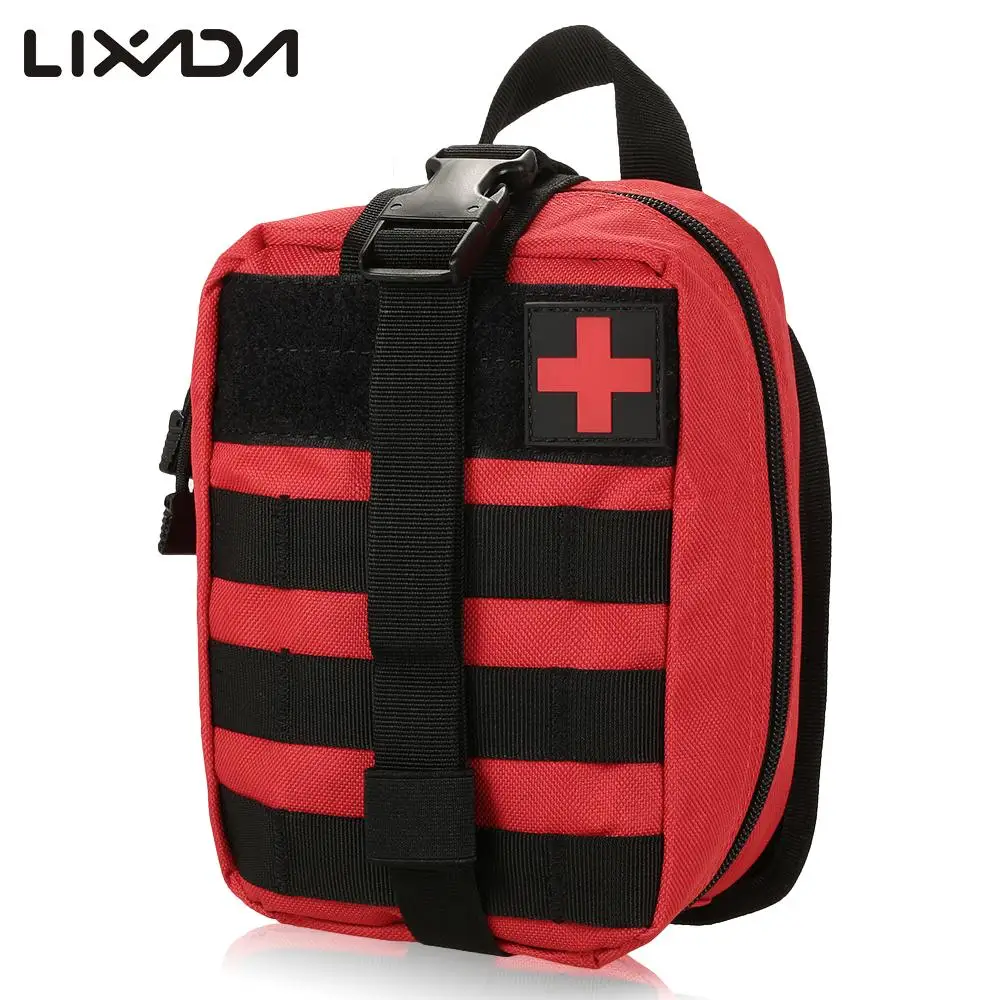 

Lixada Outdoor MOLLE Medical Pouch First Aid Kit Utility Bag Emergency Survival First Responder Medic Bag