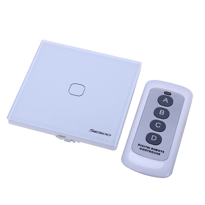 

Sesoo Remote Control Press Switch Smart Home Wireless Rf Remote Control Wall Switch Intelligent Switch Control