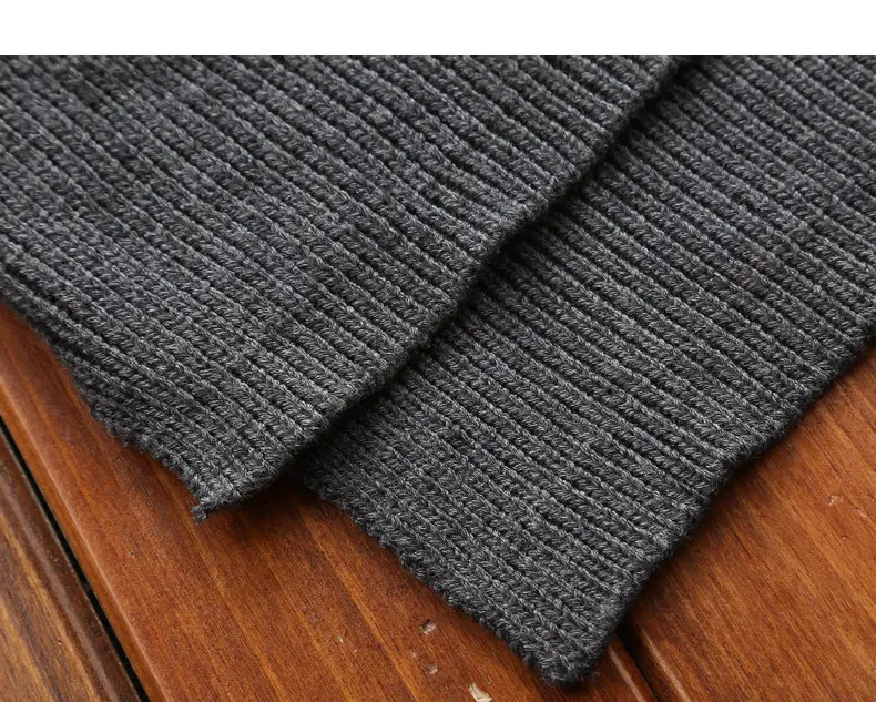 Men Pullover Sweaters Warm Thick knitted Sweater Men Autumn Winter Male Pullover Jumper Brand Clothing Black Dark Gray Muls 2017-10
