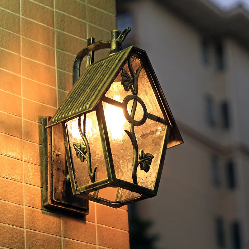 

European outdoor wall lamp waterproof garden light garden villa wall lights aisle corridor balcony outdoor door lamp ZA FG223