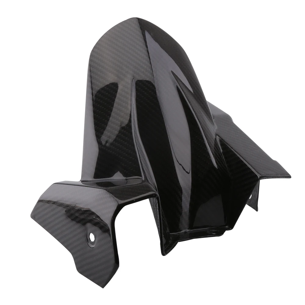 SMOK Motorcycle Carbon Fiber Rear Fender Splash Mud Dust Guard Mudguard For Kawasaki Ninja 400 2018 (7)