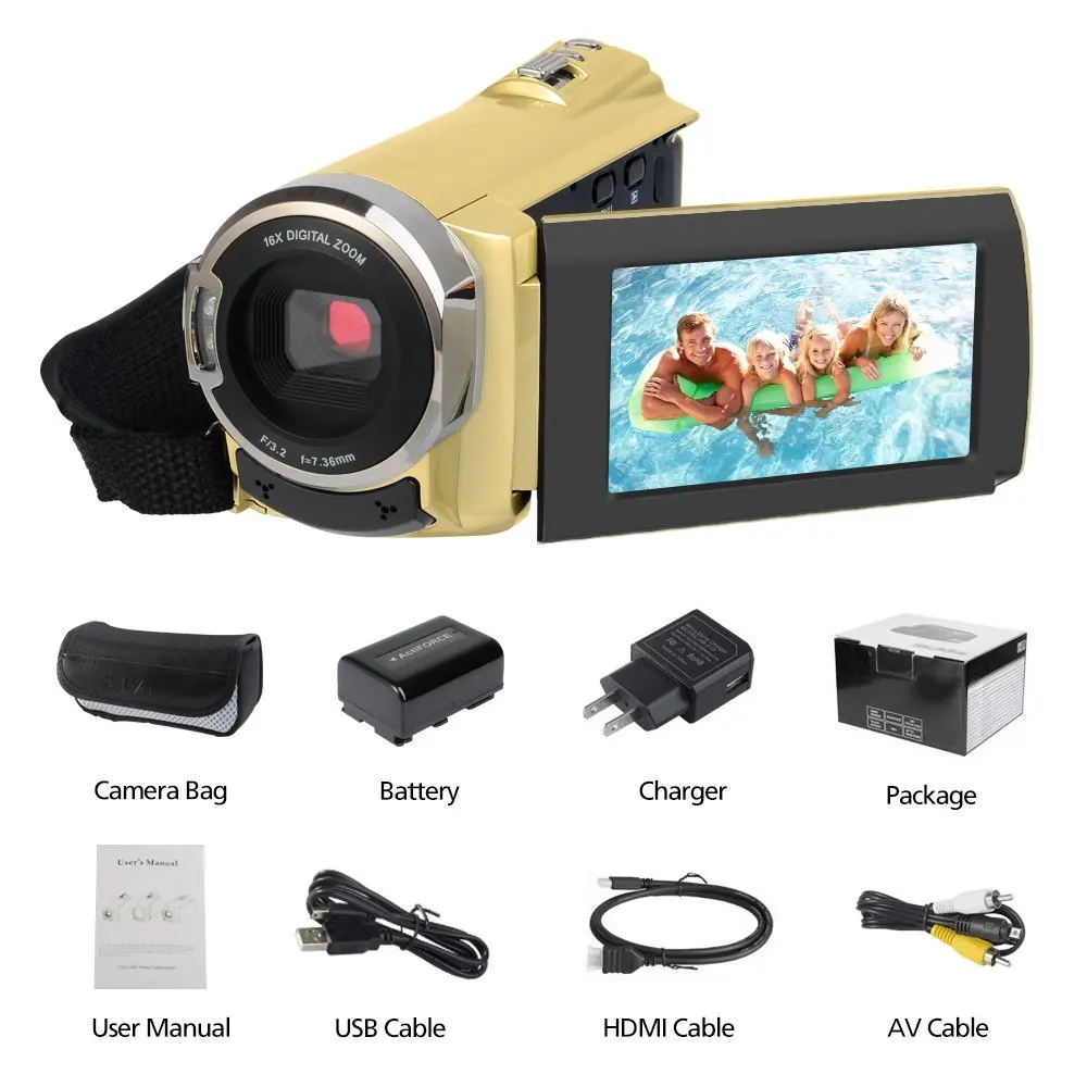 

Original DV camera 1080P HD With Wifi Infrared Night Vision Touch LED Camera 3.0 inches TFT LCD Viedeo Recorder Camcorder