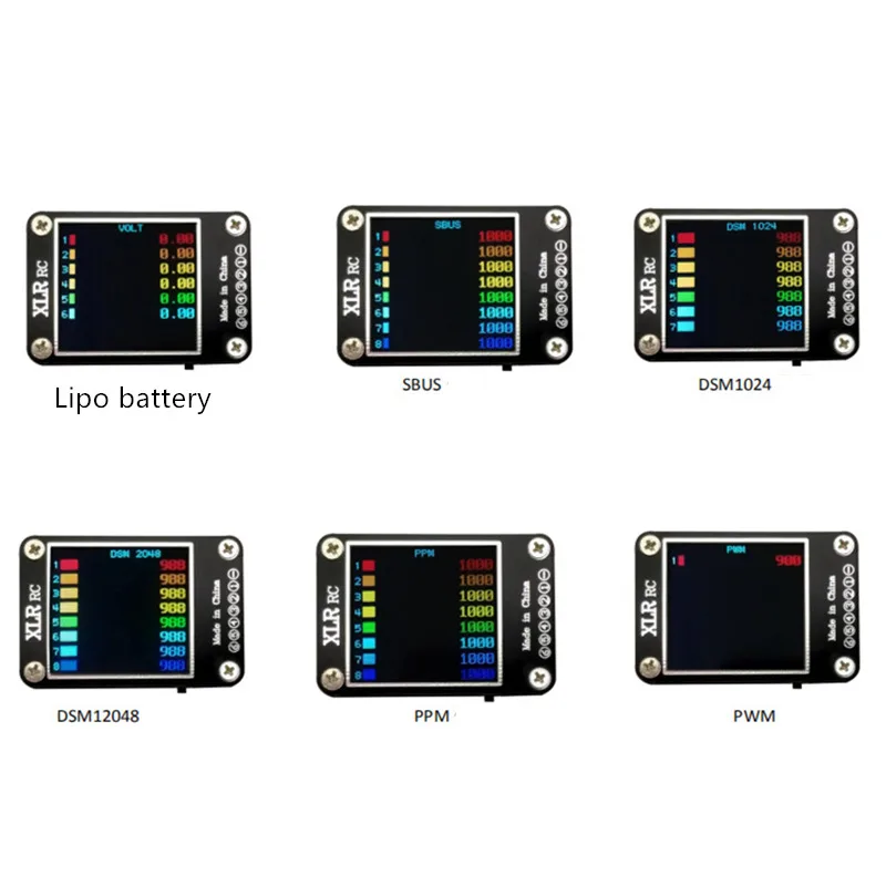 Тест er Lipo цифровой батареи Емкость проверки напряжение тест er MC-6S 1-6S цветной экран Электрический дисплей метр приемник тест сигнала