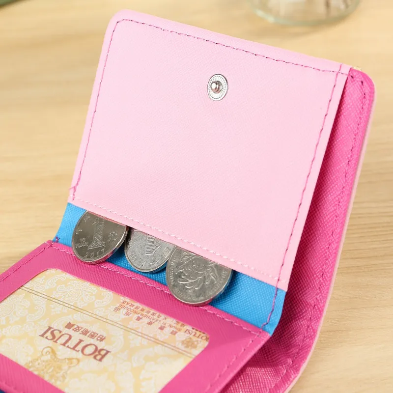 Women Wallets Small Fashion Brand Leather Purse Ladies Card Bag Cat Women Clutch Women Female Purse Money Clip Wallet 357