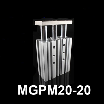 

MGPM20-20 Bore 20mm Stroke 20mm Compact Guide Air Cylinder Double acting MGP PNEUMATIC Three rod SLIDE TABLE CYLINDER ACTUATOR