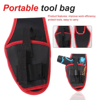 

Portable Oxford Cloth High Quality Portable Cordless drill Holder Holst Tool Pouch For 12v Drill Waist Tool Bag