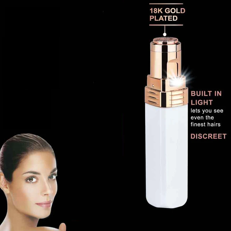 

Electric Hair Removal Knife Lipstick Remove Hair Gold-Plated Hair Removal Equipment Picking Household Hair Removal Equipment