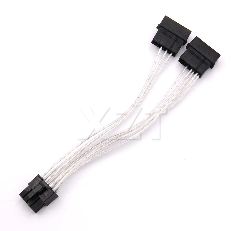 8 Pin разъем PCI Express двойной 4pin к 8pin Мужской адаптер Molex IDE/SATA Мощность кабель