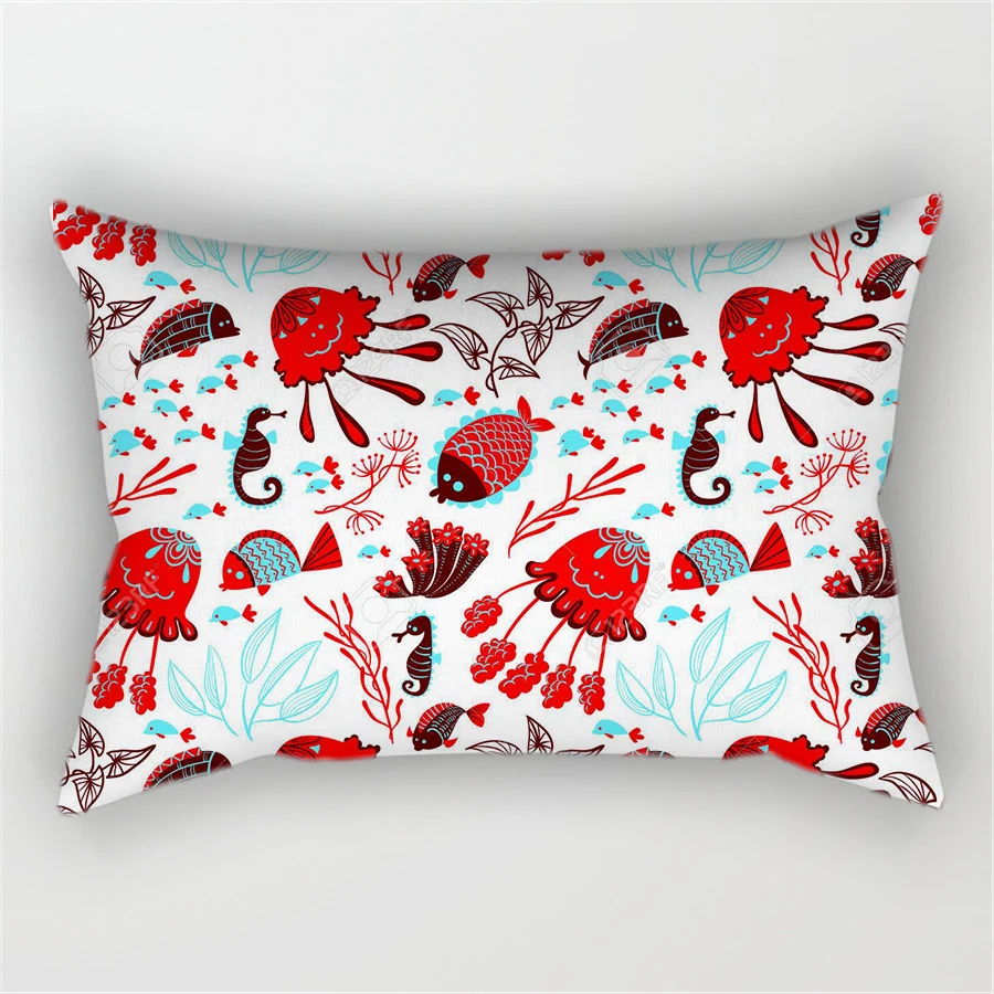 

Maiyubo Fashion Newest Cute Jellyfish Printed Pillow Cover polyester Home Decorative Wholesale drop shipping