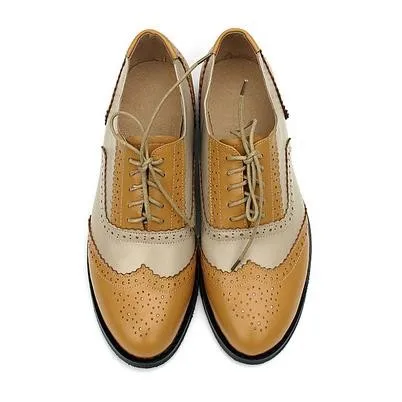 Обувь в британском стиле с ремешком на щиколотке; женские ботфорты из натуральной кожи; кожаные туфли; большие размеры 35–45 с перфорацией типа «броги»; оксфорды; Женская обувь в стиле Буллок; Туфли без каблуков