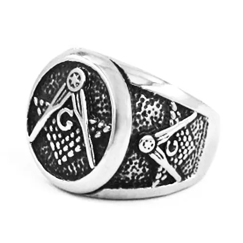 Wholesale Masonic Ring Stainless Steel Jewelry Classic Freemasonry