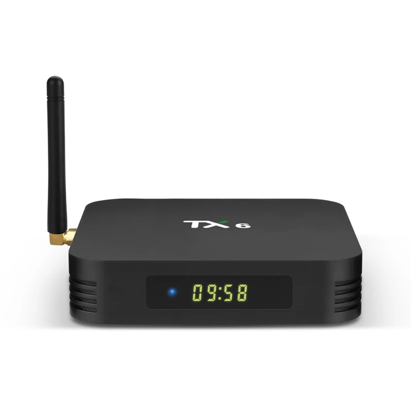 TX6 Android 9.0 TV Box Wifi Antenna 4G 32G Allwinner H6 Quad Core Smart Mini PC 4K Streaming Media Player 2GB 16GB Set Top Box