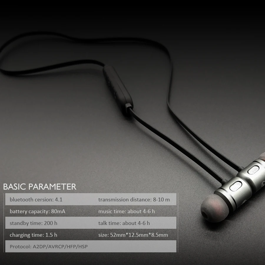 Bass Bluetooth Earphone Wireless Earphones With Mic Magnetic in ear Bluetooth Earbuds Headset For Mobile Phone Sports kulakl k