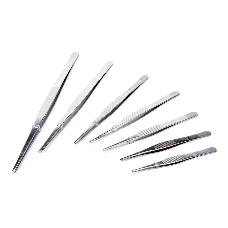 

1 set 12.5-48cm Stainless Steel Safe Anti-static Tweezers Repair Maintenance Tool Part Clamp