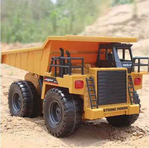 Самосвал из сплава с дистанционным управлением наклонная тележка 2 4G 4WD