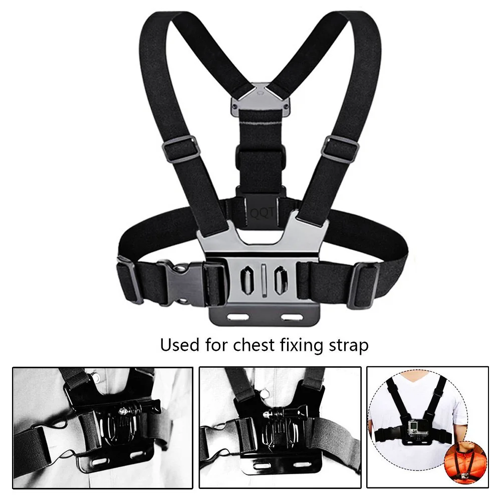  QQT for Gopro accessories set for go pro hero 7 6 5 4 3 2 mounting kit for SJ4000 Eken / SOOCOO / x