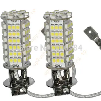 

2PCS X H3 102 SMD Pure White Fog Running Signal Car 102 LED Head Light Bulb Lamp