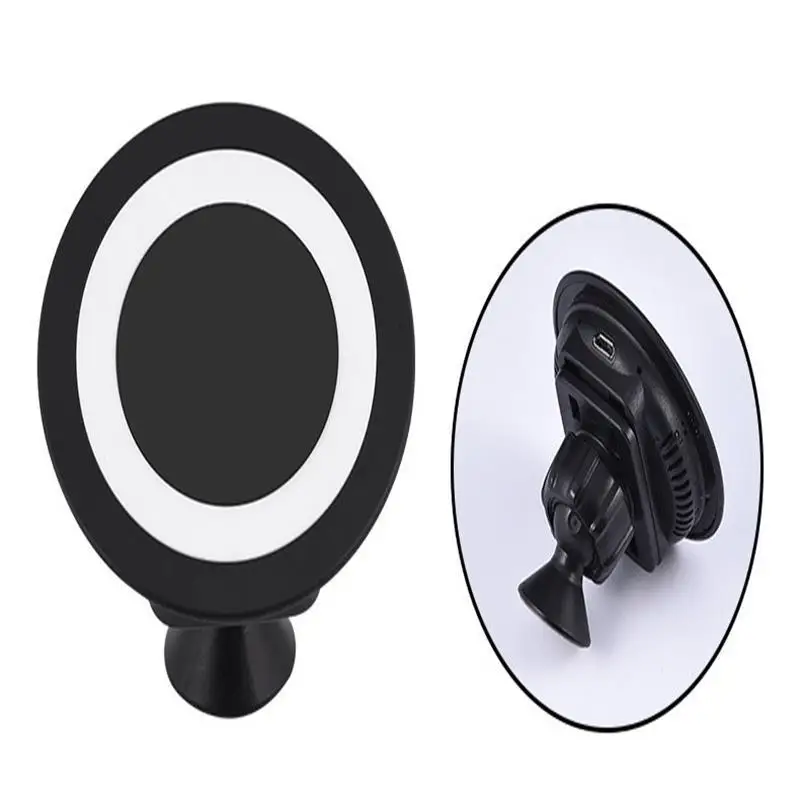 Qi Wireless Charger Dock Sticky 360 Rotating Mount Car Holder Charging Pad For Samsung Galaxy S7/S7 S6 Edge/Plus/Note 5