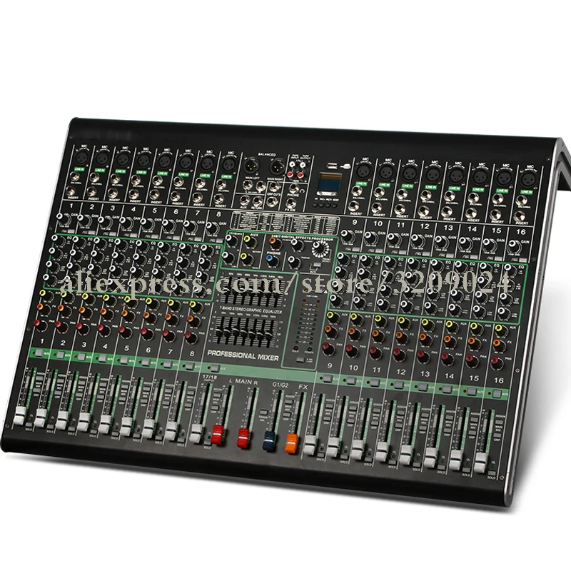 Pro 16 Channel Bluetooth USB Mixer With